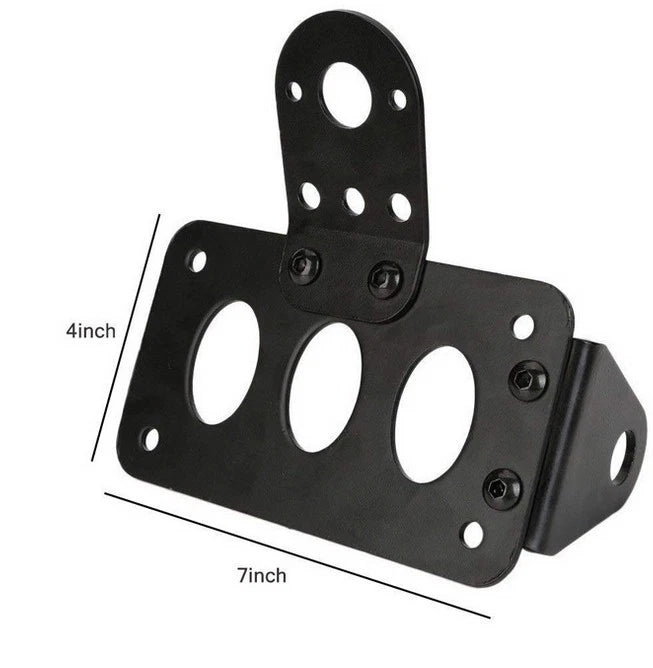 20mm Side Mount License Plate Bracket for Harley-Davidson Dyna