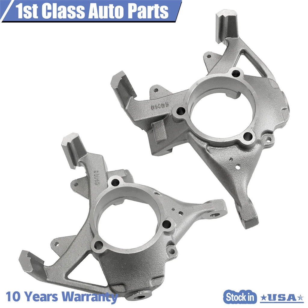 Pair Front Steering Knuckles for Jeep Grand Cherokee Wrangler Comanche (1990–2006)
