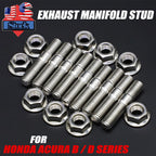 9 Exhaust Manifold Studs for Honda Acura B/D Series Civic Integra (V3 B18)
