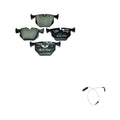 Hella Rear Low-Met Disc Brake Pad Set w/Sensor for BMW E39 E52 M5 Z8 (2000–2003)