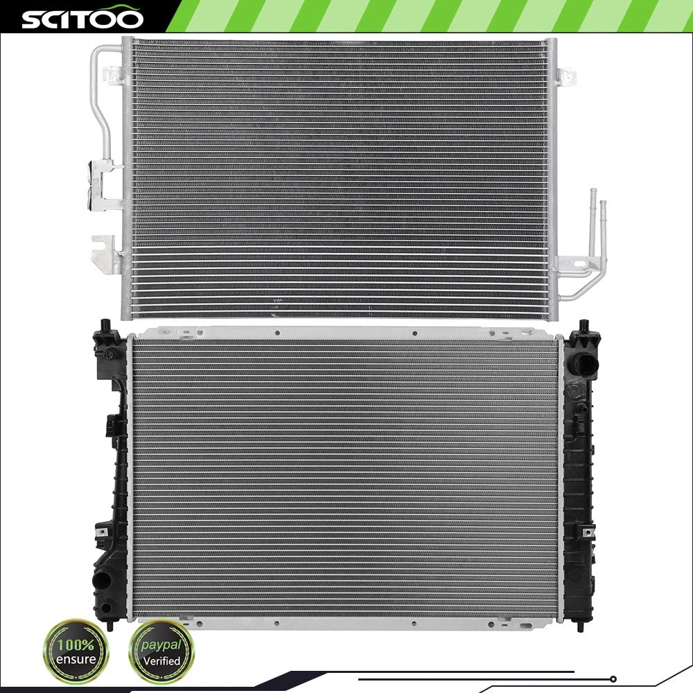 Radiator and A/C Condenser Kit for Mazda Tribute, Mercury Mariner (2008)