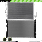 Radiator and A/C Condenser Kit for Mazda Tribute, Mercury Mariner (2008)