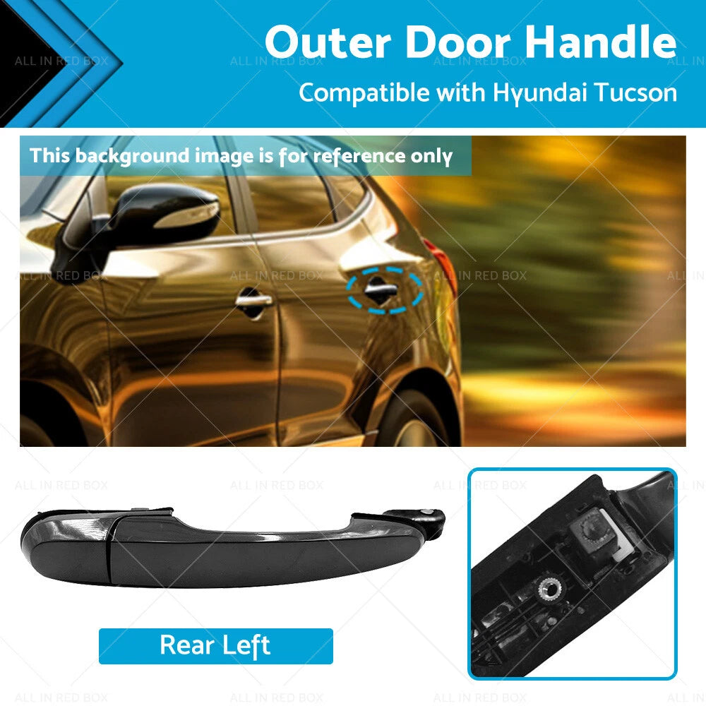 Rear Left Exterior Door Handle for Hyundai Tucson (2005–2009)