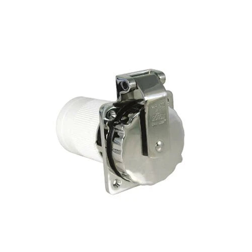 Marinco 50 AMP Easy Lock Shore Power Inlet 6373EL-B for Marine