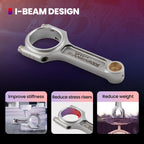 I-Beam Forged Connecting Rods for Honda K20 (2002-2006)