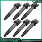Set of 6 Ignition Coils for Toyota 4Runner Tundra V6 4.0L (2003–2011)