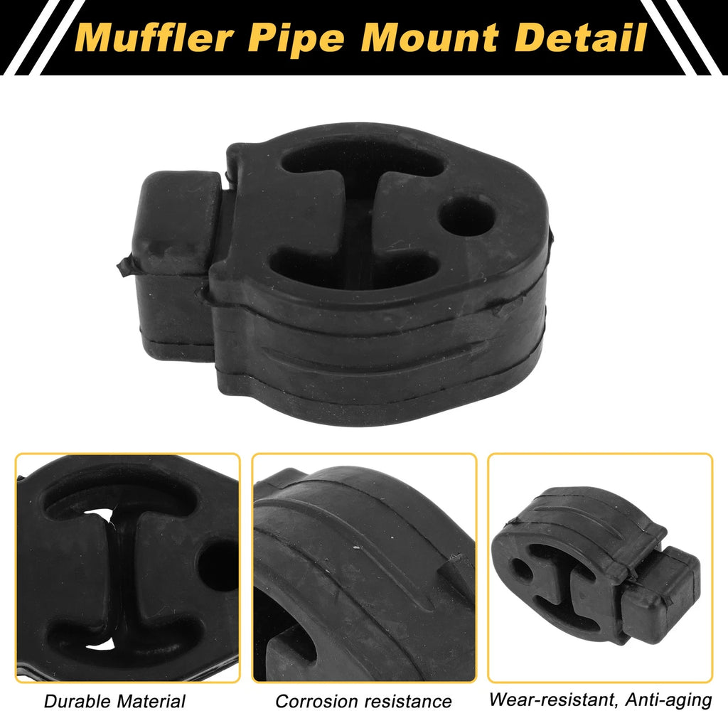 Muffler Exhaust Hanger for Ford Fiesta ST150 (2005–2008) 3M515A262EB Rubber Black