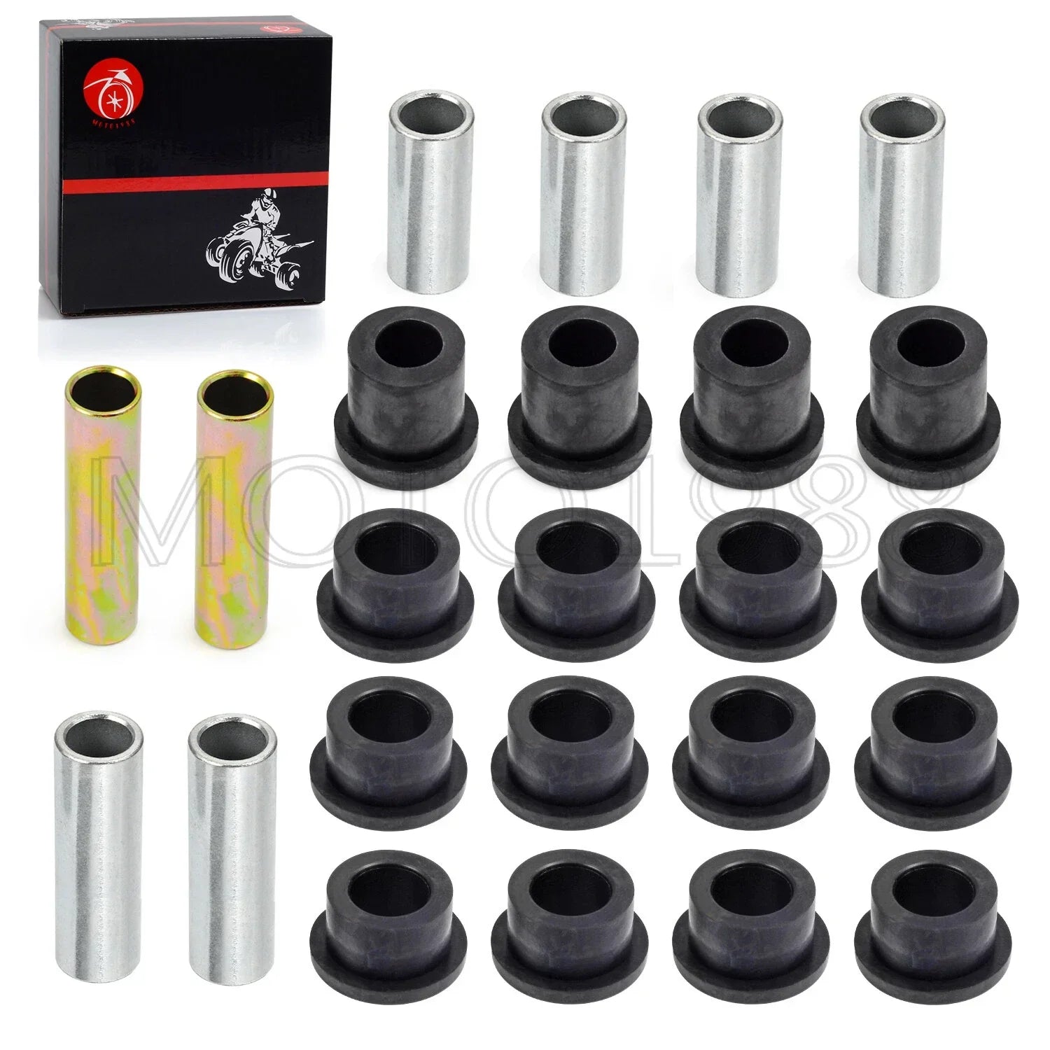 Front Lower Spring+Upper A-Arm Suspension for Club Car DS Bushing