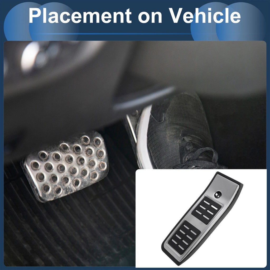 1 Pc Footrest Pedal Cover for Audi A5 (2014–2024) Silver Tone