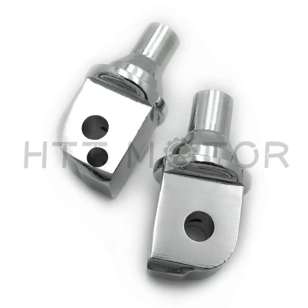 Chrome Footpeg Adapter for Harley Softail Slim FLSL Breakout FXBR (2018–2023)