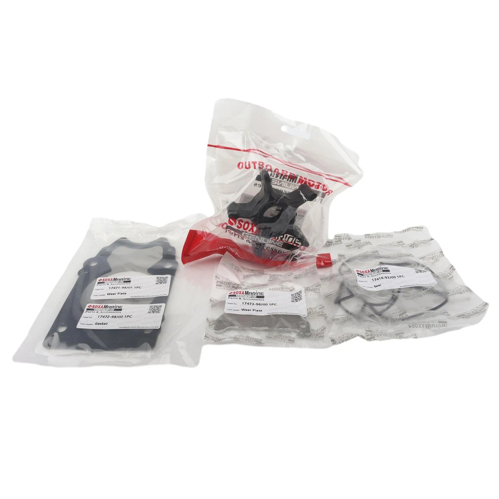 Outboard Water Pump Impeller Repair Kit for Suzuki DF 200-300 HP (2003–2023)