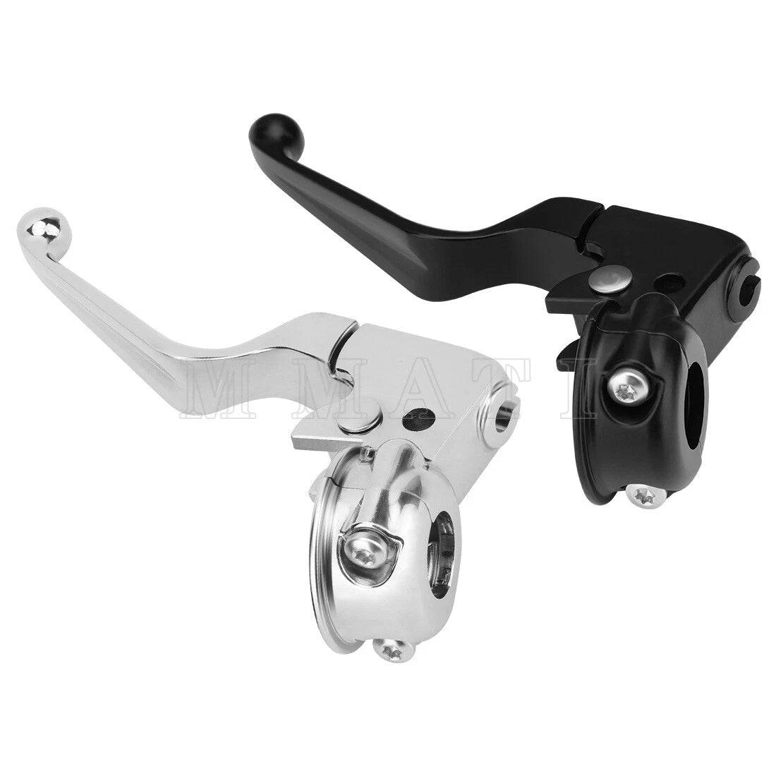 Chrome or Black Clutch Lever & Mount Perch Bracket for Harley-Davidson (1996–2014)