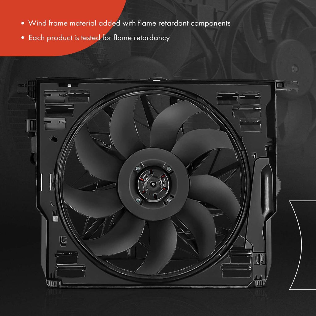 Cooling Fan Assembly for BMW 750Li 650i 550i (2006–2015)