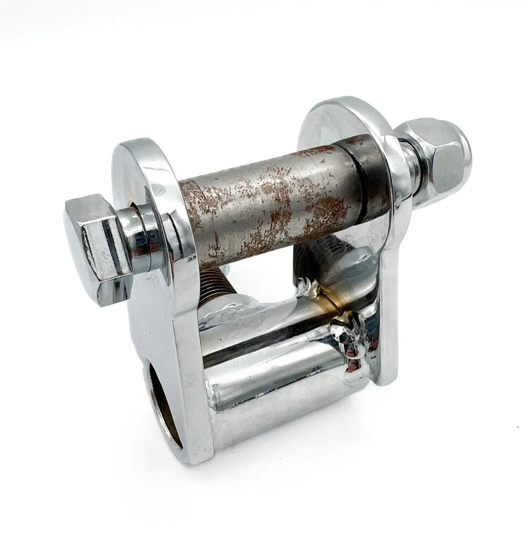 Chrome Suicide Angled Front End T-Bolt with Shock Tabs for Hot Rods (Qty 1)