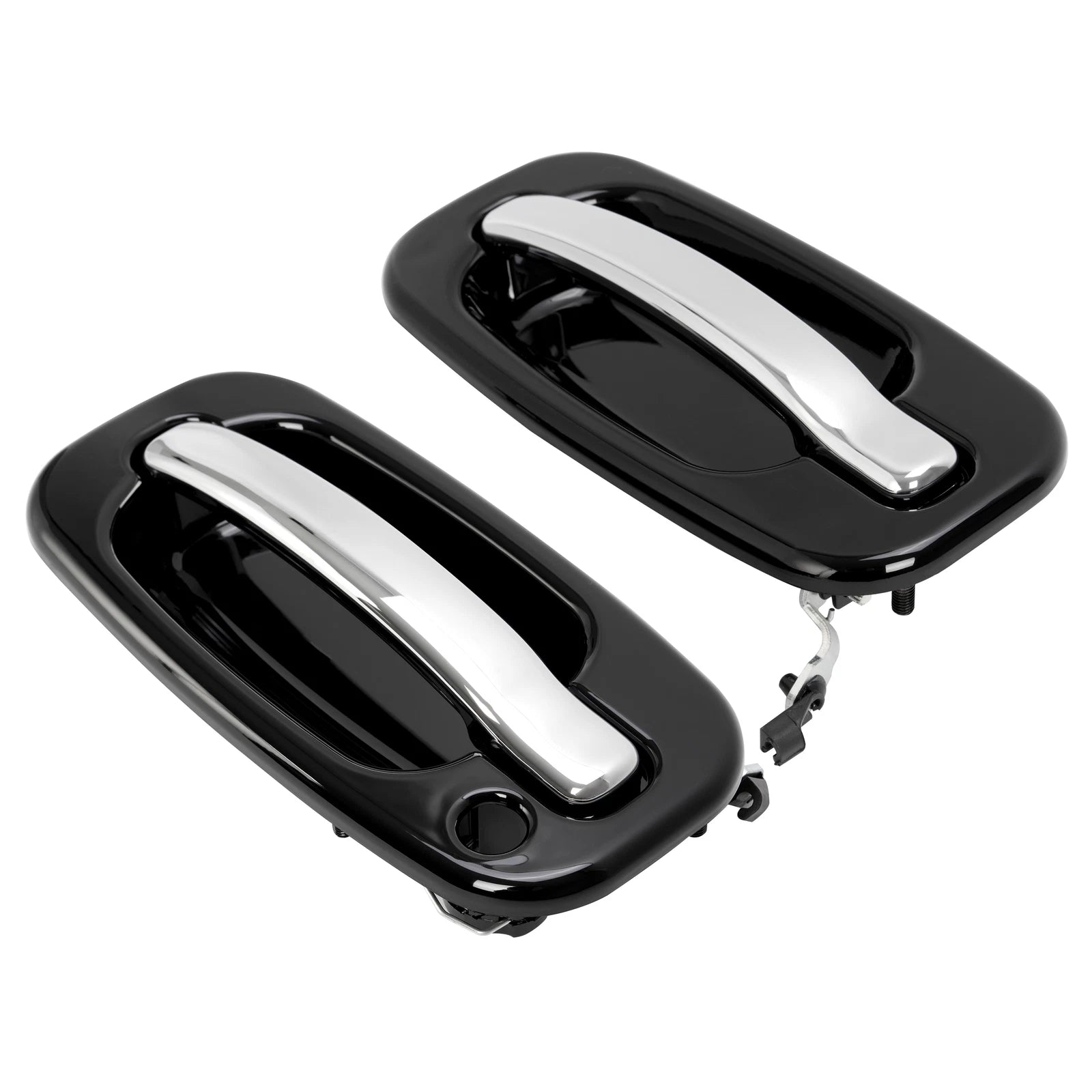 Set of 2 Chrome Front Exterior Door Handles for Chevrolet Silverado 1500 (1999–2006)
