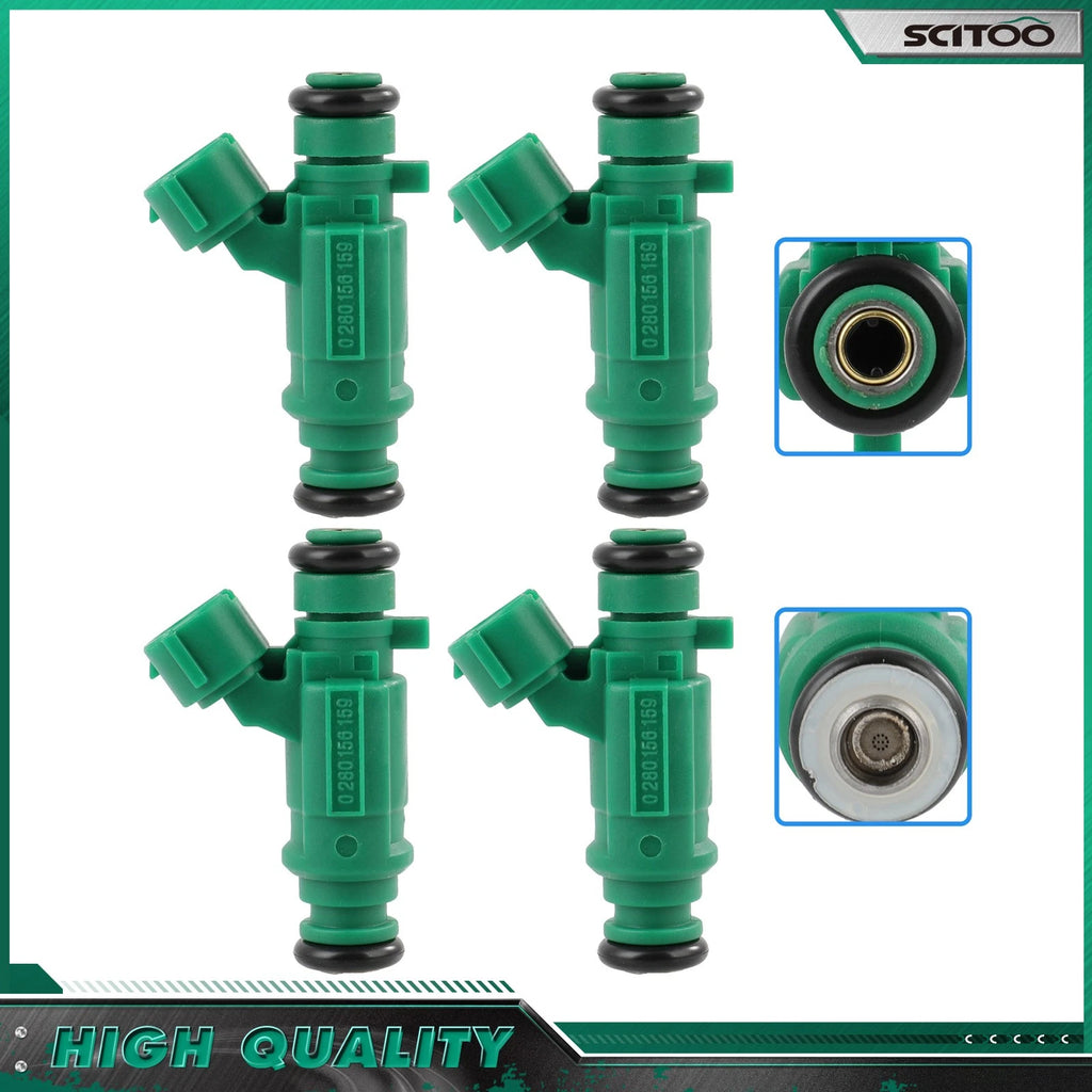 Set of 4 Fuel Injectors for Nissan Sentra 1.8L (2003–2006) 166004Z800
