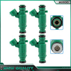 Set of 4 Fuel Injectors for Nissan Sentra 1.8L (2003–2006) 166004Z800