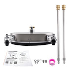 16.5in Pressure Washer Surface Cleaner Kit for 4200 PSI (4 Wheels, Rods)