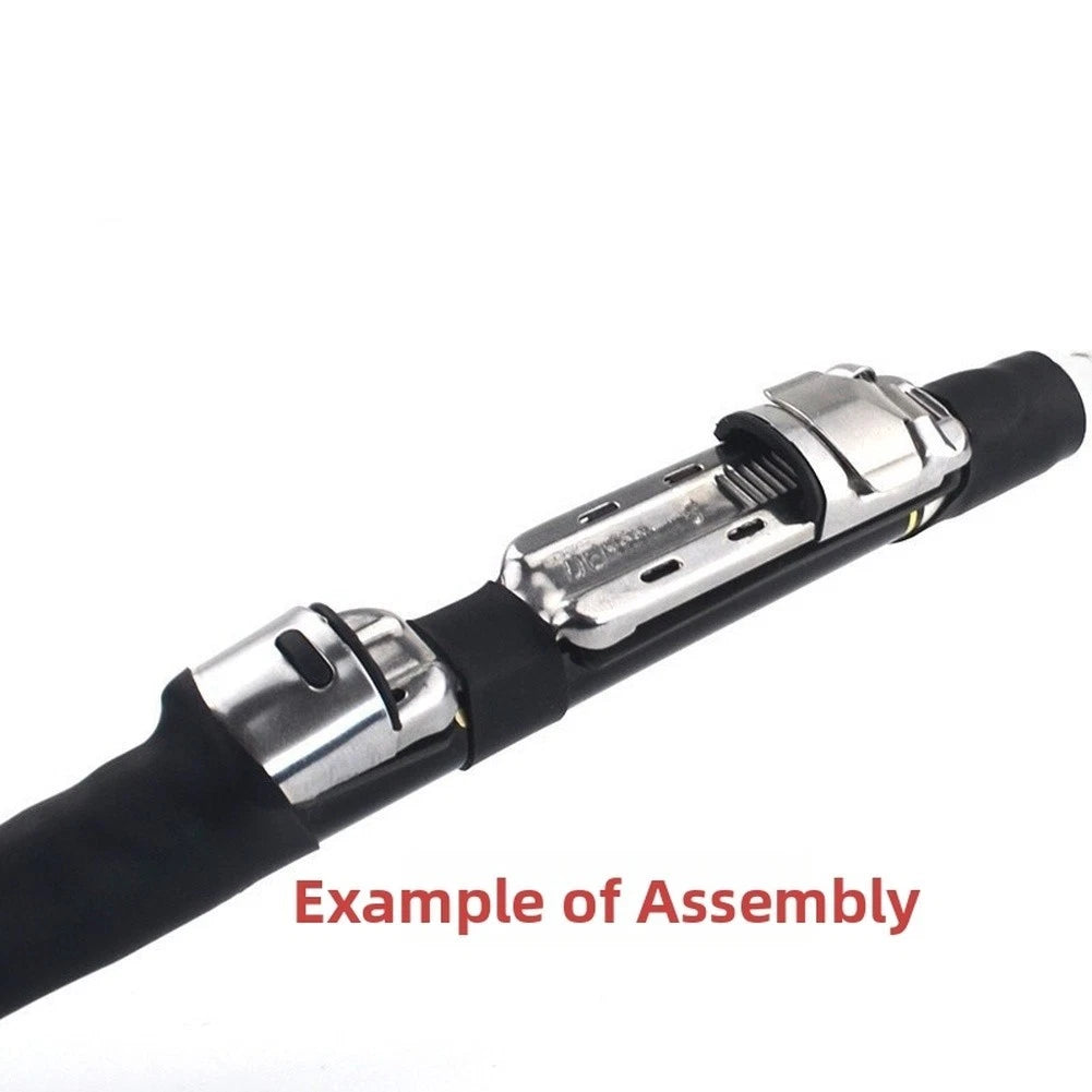 5PCS Stainless Steel Fishing Reel Seat Plate for Hand and Sea Rod