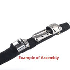 5PCS Stainless Steel Fishing Reel Seat Plate for Hand and Sea Rod