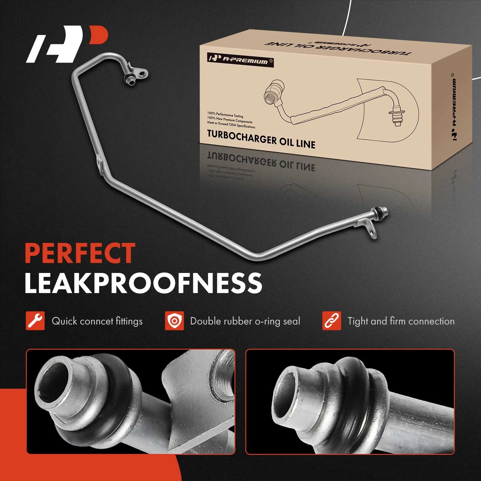 Turbocharger Oil Feed Line Tube for Mercedes A220 CLA250 GLA250 GLB250 (2019–2023)