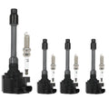 Set of 4 Ignition Coils for Honda CR-V Accord Civic Insight