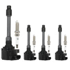 Set of 4 Ignition Coils for Honda CR-V Accord Civic Insight