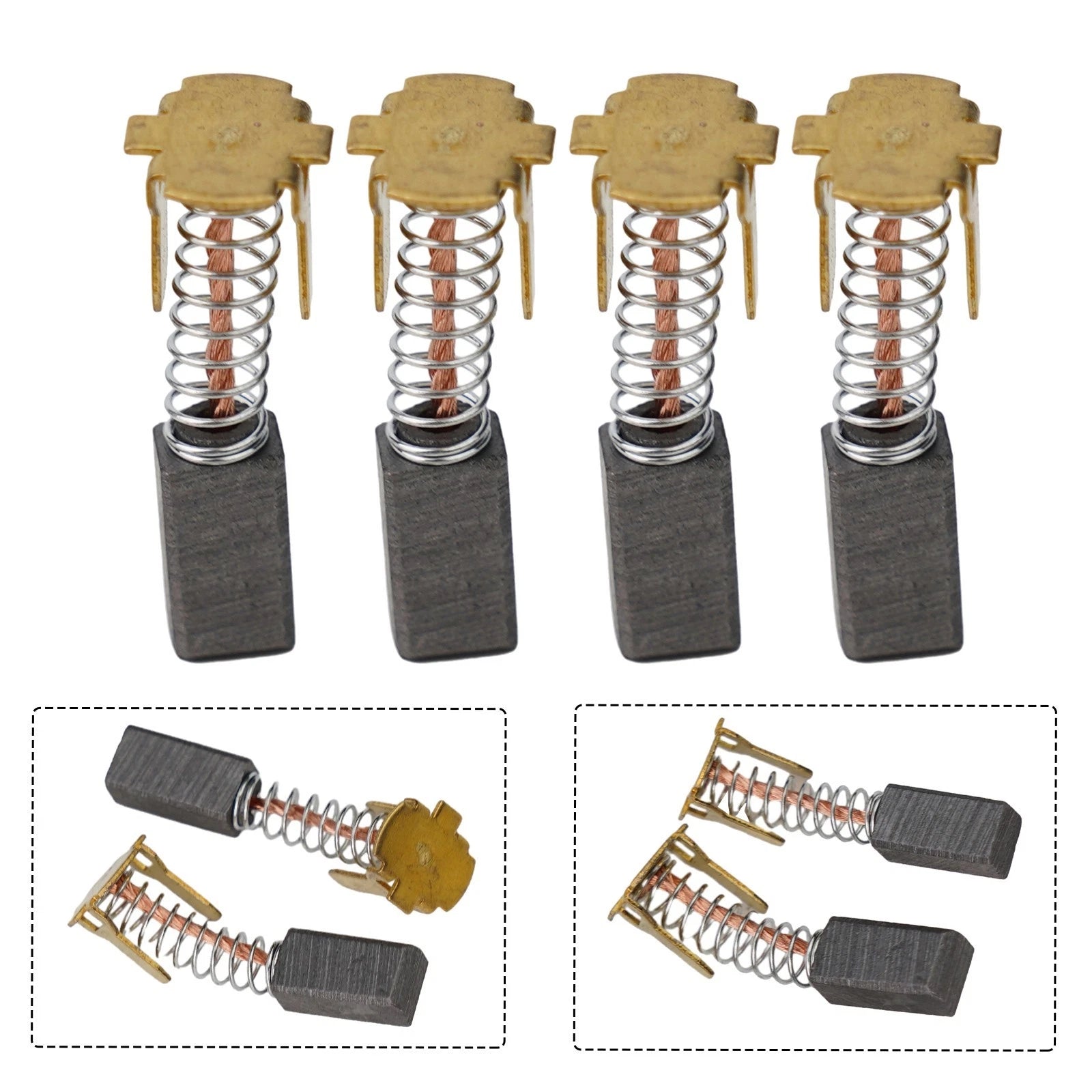 4X Carbon Brushes for Hitachi G18DL, G18DMR, G18DSL, G14DL (999-054)