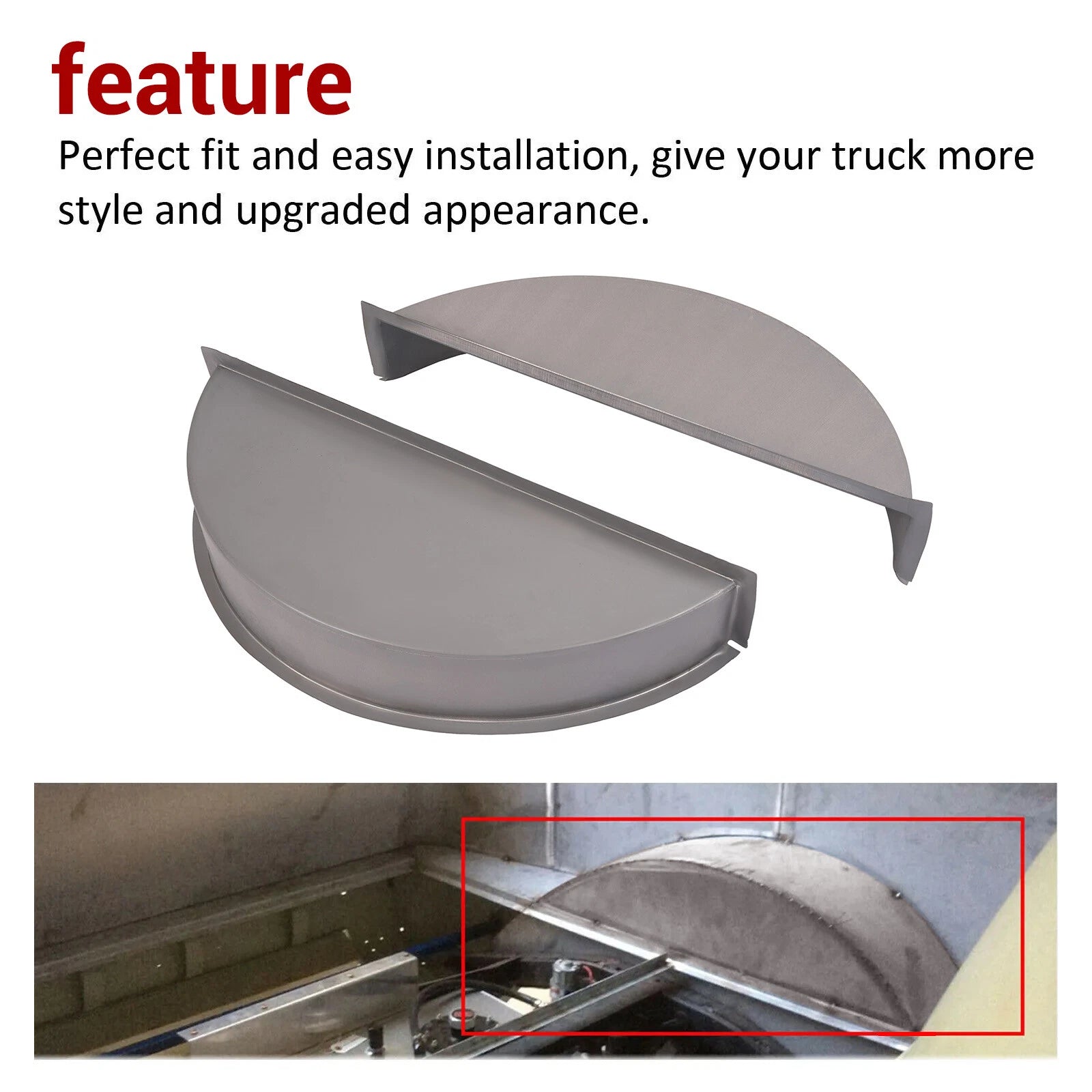 Pair of Wheel Tubs for Chevy Pickup Truck (1947–1954)