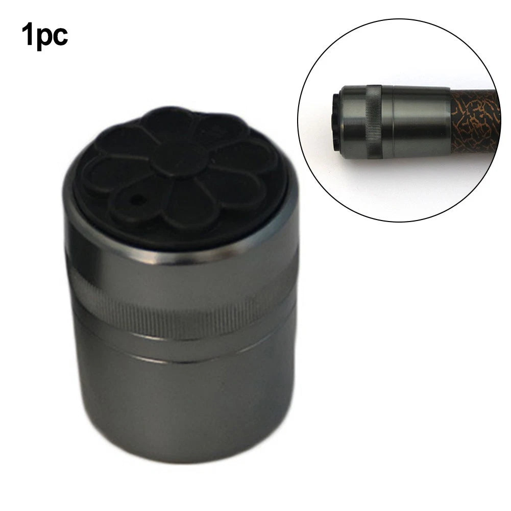 Fishing Rod End Cap 24mm-41mm Aluminum Alloy Black & White