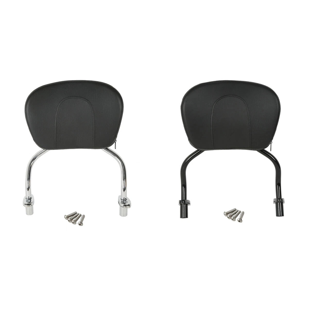 Sissy Bar Backrest Pad for Harley Freewheeler FLRT (2015–2025) Black/Chrome