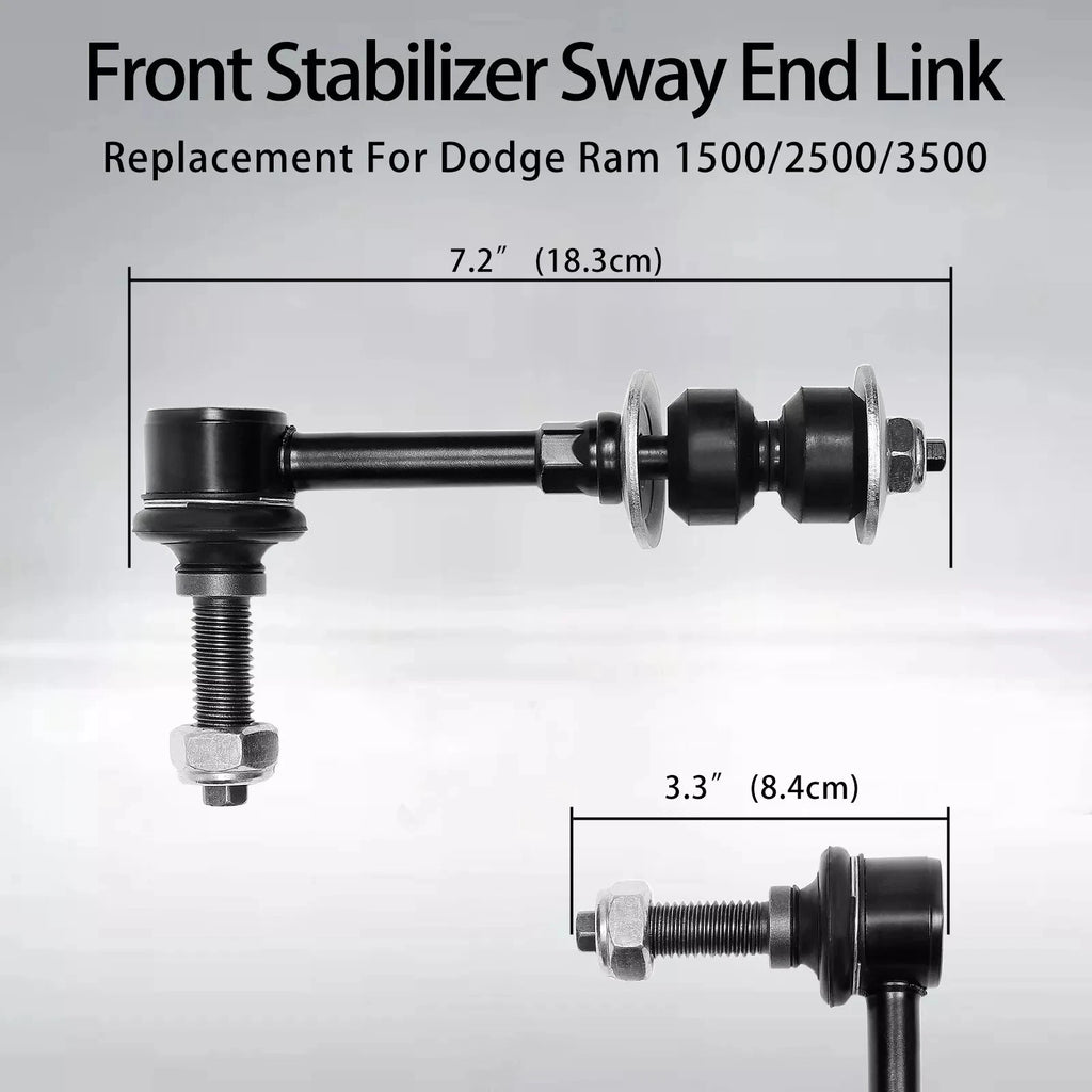 Set of 2 Front Stabilizer Sway Bar Links for Dodge Ram 1500 2500 3500 (2006-2010)