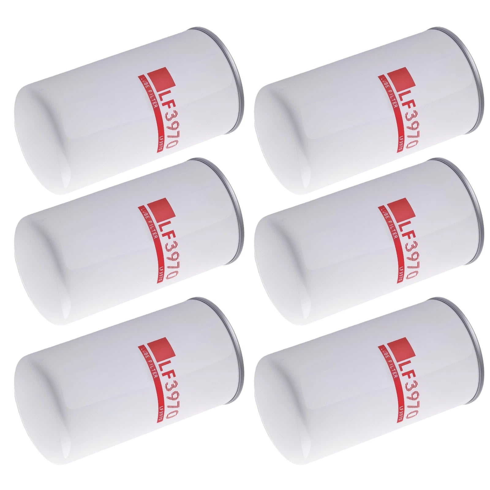 Oil Filter Pack of 6 for Ford F-650/F-750, Freightliner MT35 (LF3970)
