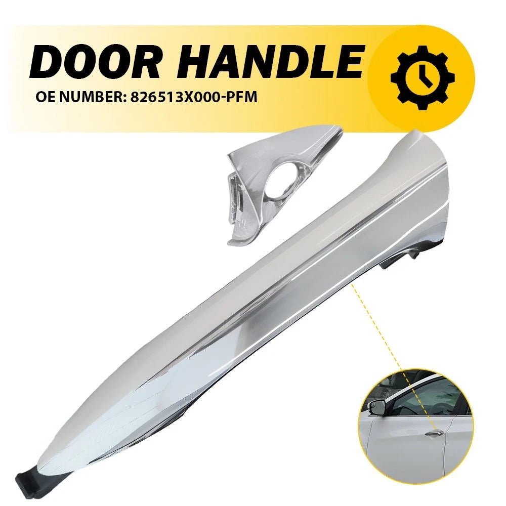 Exterior Outer Front Left Driver Side Door Handle for Hyundai Elantra (2011–2016)