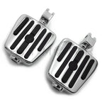 Chrome Rubber Footpeg for Yamaha V-Star 1100 650 Stryker V-Max Virago (1999–2019)