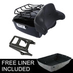 Trunk Backrest Pad Rack Mount for Harley Touring Road Glide (2009–2013)
