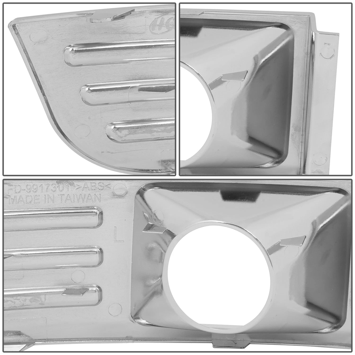 Fog Lamp Bezel Chrome for Ford Flex (2009–2012)