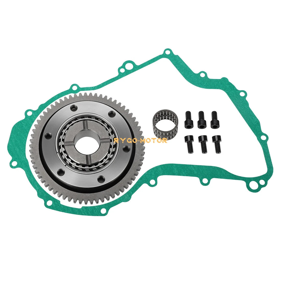 Starter Clutch One Way Gear Bearing Gasket for Yamaha Kodiak 400 (1999)