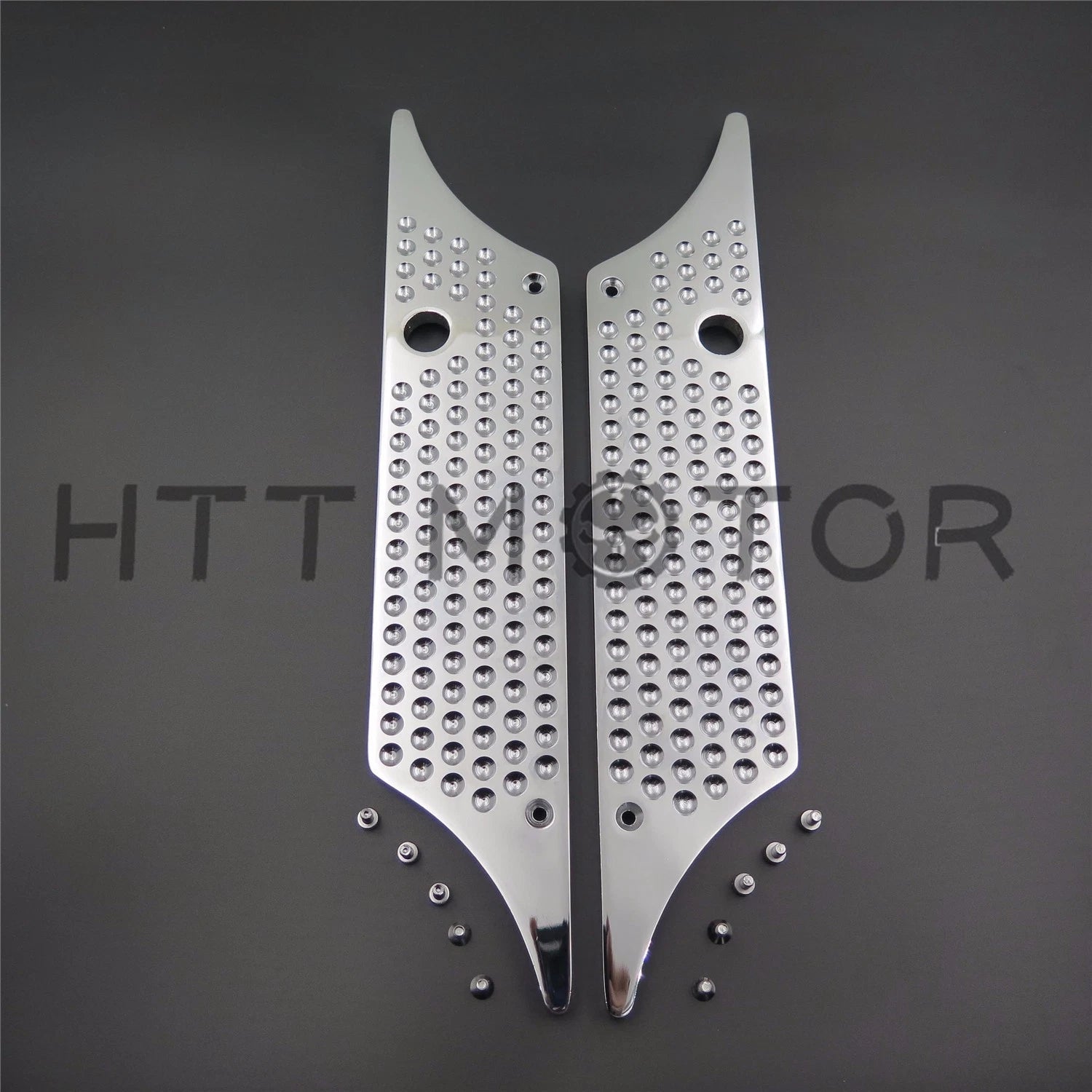 Chrome Billet Saddle Bag Latch Covers for Harley Davidson Road King (1993–2013)