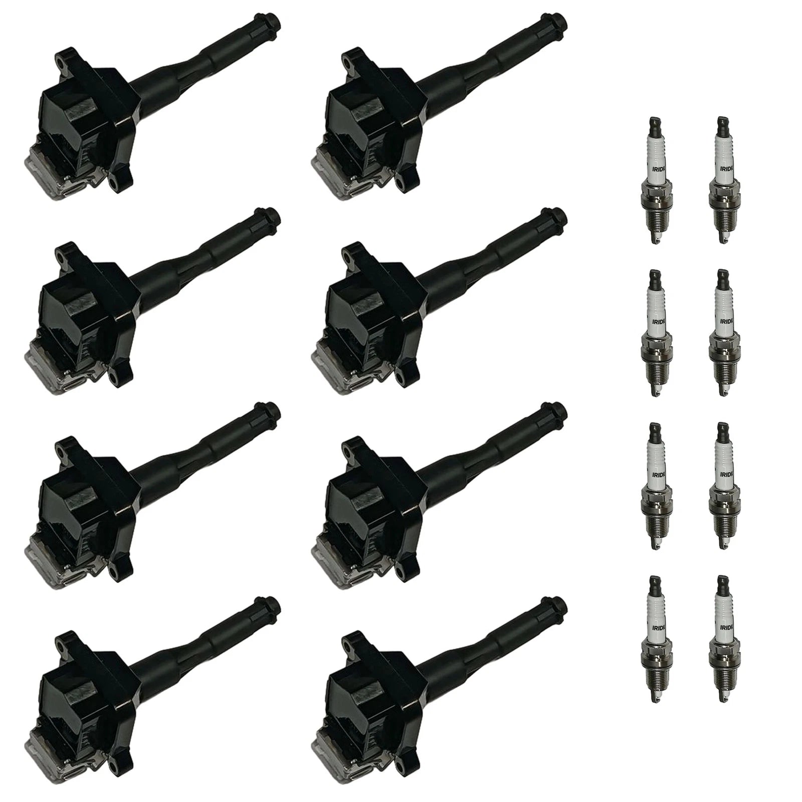 Set of 8 Ignition Coils & Spark Plugs for BMW X5 330 E46 (1994–2005)