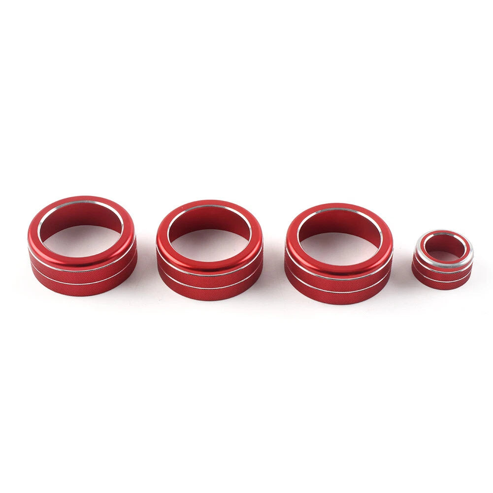 4X AC Climate Control Knob Ring Cover for Honda Civic (2022–Present), CR-V (2023–2024)