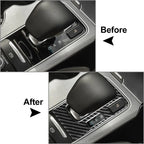 Black Gear Shift Control Panel Cover Trim for Kia Stinger (2018-2023)