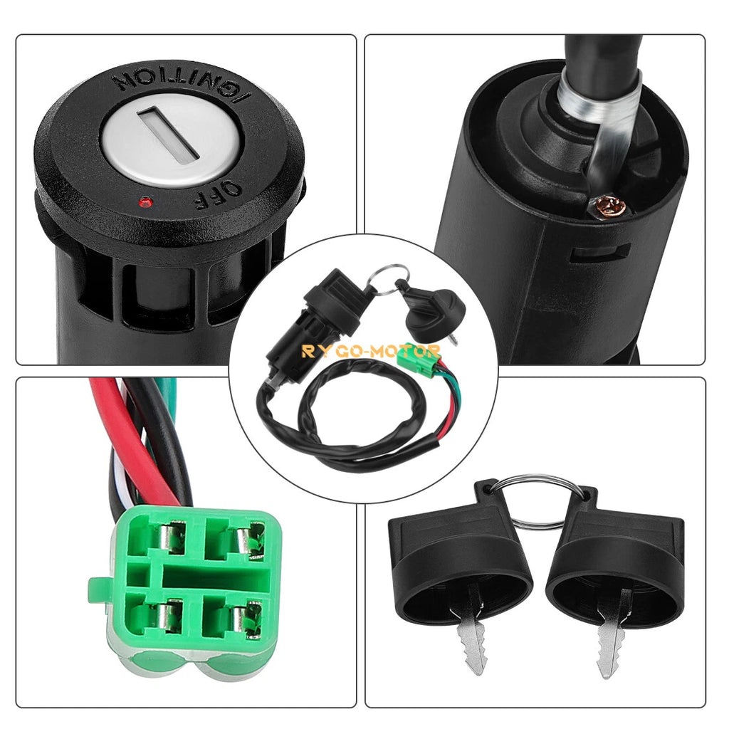 Ignition Key Switch for Honda TRX400EX TRX400X TRX450ER TRX450R (2005–2014)