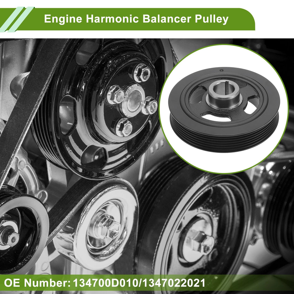 Engine Harmonic Balancer Crankshaft Pulley for Toyota Matrix (2003–2008) No. 134700D010