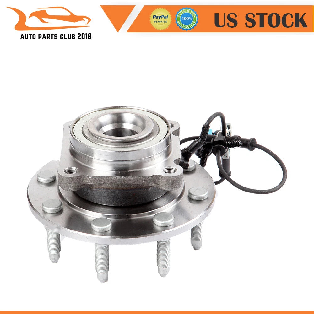 2 Front Wheel Hub Bearing Assembly for Chevrolet Silverado GMC Sierra 2500 3500 (2001–2019)