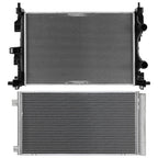Aluminum Radiator & AC Condenser Cooling Kit for Jeep Compass (2017–2022)