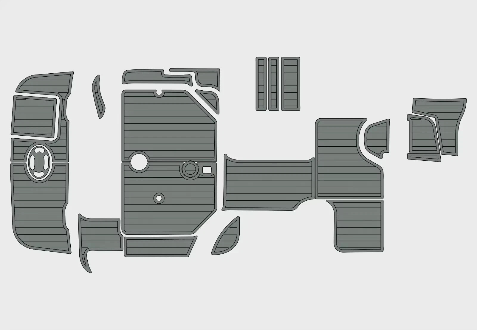EVA Deck Flooring Mat for Sea Ray 260 Sundancer (2002–2004)