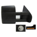 Replacement Black Passenger Side Power Door Mirror w/Puddle Light w/Turn Signal