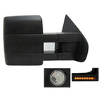 Replacement Black Passenger Side Power Door Mirror w/Puddle Light w/Turn Signal