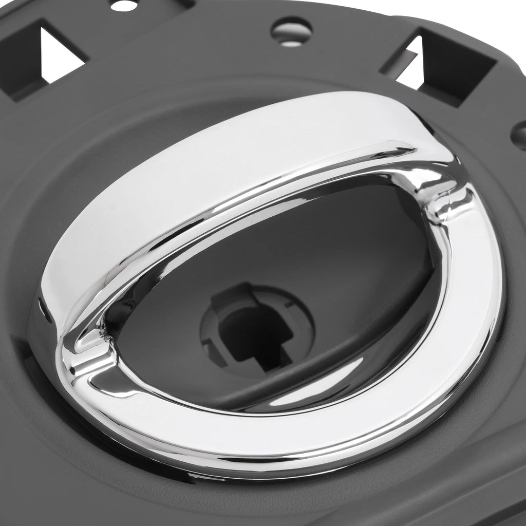 Set of 2 Gray Chrome Inside Inner Door Handles for Jeep Commander (2006–2010)